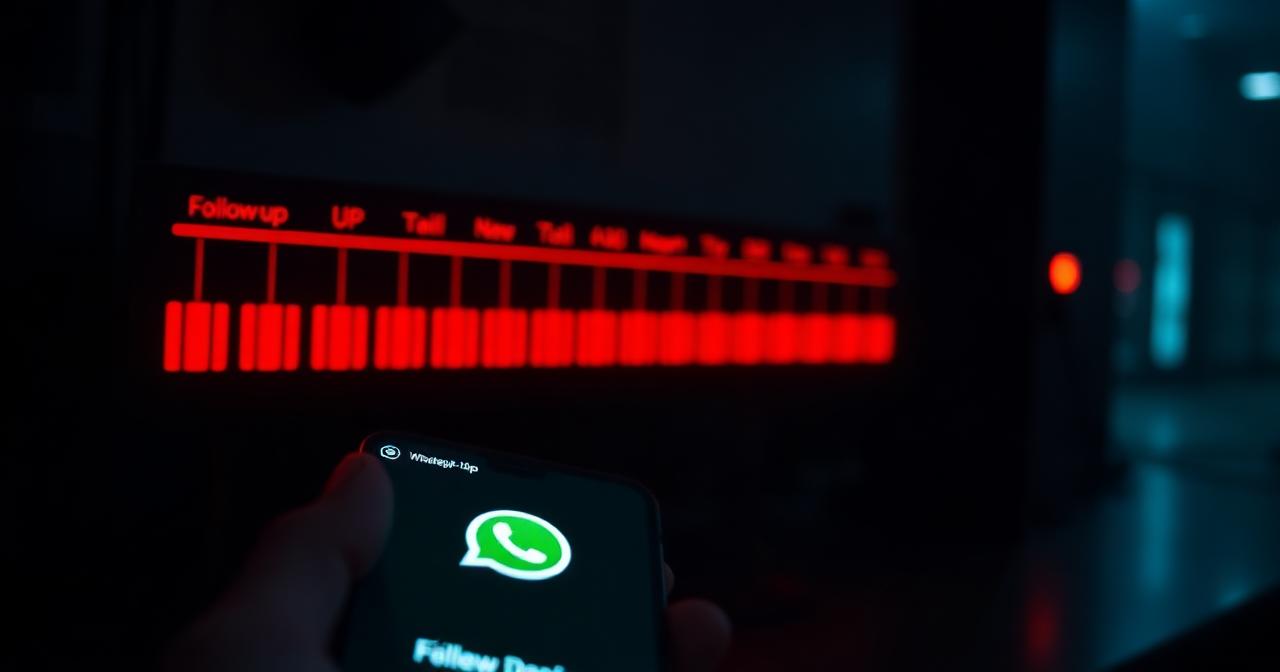 Linha do tempo tática de follow up no WhatsApp